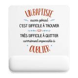 Tapis de souris ergonomique avec repose-poignet, accessoire bureau pour femme et homme, fête des pères, cadeau pas cher, idée cadeau fête des mères, secret santa, départ à la retraite, télétravail et gaming