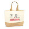 Sac Jute Fête des Mères Fêtes des Pères Mamie Papi Famille Idée Cadeau anniversaire Noël Travail Boulot Métier Départ Retraite Collègue Femme Homme