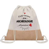 Sac Fête des Pères Papi Papa Cadeau anniversaire Noël Travail Boulot Métier Départ Retraite Collègue Homme cabas shopping plage