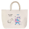 Sac Fête des Mères Mamie Famille Idée Cadeau anniversaire Noël Travail Boulot Métier Départ Retraite Collègue Femme cabas shopping plage