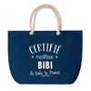 Sac de Plage Bleu avec Anse Corde Certifié meilleur Bibi