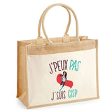 Sac Fête des Mères Mamie Famille Idée Cadeau anniversaire Noël Travail Boulot Métier Départ Retraite Collègue Femme cabas shopping plage Homme Papa Papi Pères Frère