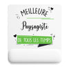Tapis de souris ergonomique avec repose-poignet, accessoire bureau pour femme et homme, fête des pères, cadeau pas cher, idée cadeau fête des mères, secret santa, départ à la retraite, télétravail et gaming