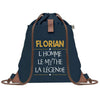sac a dos homme bleu coton recycle avec pochette idee cadeau utile pour collegue papa ou ami cadeau homme noel anniversaire secret santa ou depart a la retraite sac durable pratique et robuste design sobre et elegant