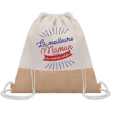 Sac Fête des Mères Mamie Maman Cadeau anniversaire Noël Travail Métier Départ Retraite Collègue Femme cabas shopping plage