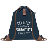 Sac à dos Bleu avec pochette Certifié meilleur Forfaitiste