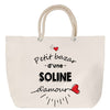 Sac Fête des Mères Mamie Famille Idée Cadeau anniversaire Noël Travail Boulot Métier Départ Retraite Collègue Femme cabas shopping plage