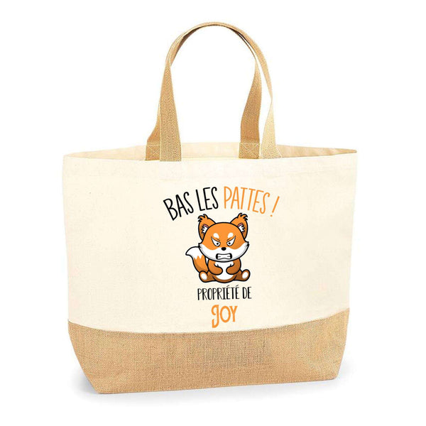 Sac Jute Fête des Mères Fêtes des Pères Mamie Papi Famille Idée Cadeau anniversaire Noël Travail Boulot Métier Départ Retraite Collègue Femme Homme