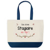Sac de shopping bleu Stagiaire au Top