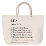 Sac Fête des Mères Mamie Famille Idée Cadeau anniversaire Noël Travail Boulot Métier Départ Retraite Collègue Femme cabas shopping plage