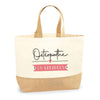 Sac Jute Fête des Mères Fêtes des Pères Mamie Papi Famille Idée Cadeau anniversaire Noël Travail Boulot Métier Départ Retraite Collègue Femme Homme