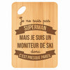 Planche bambou gravée personnalisée homme idée cadeau Fête des Pères apéro 30×20 prénom cuisine plateau fromage anniversaire noel papa papi 