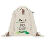 Sac à dos avec pochette Merci Bro Inoubliable Homme