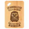 Planche bambou gravée personnalisée femme idée cadeau Fête des Mères apéro 30×20 prénom cuisine plateau fromage anniversaire noel maman mamie