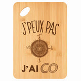 Planche bambou gravée personnalisée femme homme idée cadeau Fête des Mères Fête des Pères apéro papa maman prénom cuisine plateau fromage