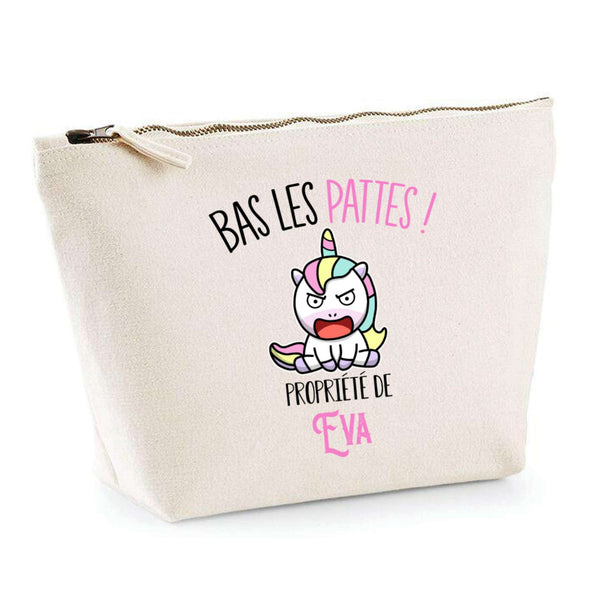 Trousse pochette de rangement maquillage Fête des Mères Mamie Famille Idée Cadeau anniversaire Noël Travail Boulot Métier Départ Retraite Collègue Femme