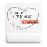 Tapis de souris ergonomique avec repose-poignet, accessoire bureau pour femme et homme, fête des pères, cadeau pas cher, idée cadeau fête des mères, secret santa, départ à la retraite, télétravail et gaming