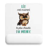Tapis de souris ergonomique avec repose-poignet, accessoire bureau pour femme et homme, fête des pères, cadeau pas cher, idée cadeau fête des mères, secret santa, départ à la retraite, télétravail et gaming