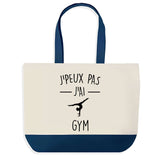 Sac de shopping bleu J'peux pas Gym