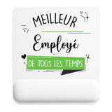 Tapis de souris ergonomique avec repose-poignet, accessoire bureau pour femme et homme, fête des pères, cadeau pas cher, idée cadeau fête des mères, secret santa, départ à la retraite, télétravail et gaming