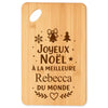 Planche à découper cadeau Noël famille amis papa maman mamie papi, idée cadeau apéro et cuisine, Secret Santa