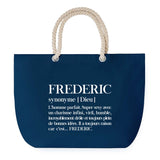Sac de plage Bleu anse corde Frederic Définition Homme