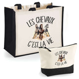 Cabas homme ou femme sac plage ou shopping tote bag pochette trousse Idée cadeau original pour anniversaire Noël travail départ retraite collègue famille fete des mères fetes des pères papa maman mamie papi