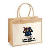 Sac Fête des Mères Mamie Famille Idée Cadeau anniversaire Noël Travail Boulot Métier Départ Retraite Collègue Femme cabas shopping plage