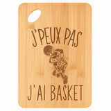 Planche bambou gravée personnalisée femme homme idée cadeau Fête des Mères Fête des Pères apéro papa maman prénom cuisine plateau fromage