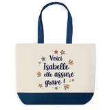 Sac Fête des Mères Mamie Famille Idée Cadeau anniversaire Noël Travail Boulot Métier Départ Retraite Collègue Femme cabas shopping plage
