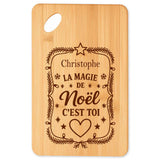 Planche à découper cadeau Noël famille amis papa maman mamie papi, idée cadeau apéro et cuisine, Secret Santa