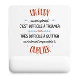 Tapis de souris ergonomique avec repose-poignet, accessoire bureau pour femme et homme, fête des pères, cadeau pas cher, idée cadeau fête des mères, secret santa, départ à la retraite, télétravail et gaming