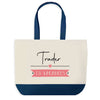 Sac de shopping bleu Trader en Vacances