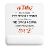 Tapis de souris ergonomique avec repose-poignet, accessoire bureau pour femme et homme, fête des pères, cadeau pas cher, idée cadeau fête des mères, secret santa, départ à la retraite, télétravail et gaming