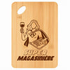 Planche bambou gravée personnalisée femme idée cadeau Fête des Mères apéro 30×20 prénom cuisine plateau fromage anniversaire noel maman mamie