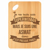 Planche bambou gravée personnalisée femme idée cadeau Fête des Mères apéro 30×20 prénom cuisine plateau fromage anniversaire noel maman mamie