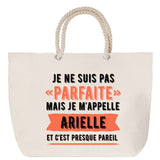 Sac Fête des Mères Mamie Famille Idée Cadeau anniversaire Noël Travail Boulot Métier Départ Retraite Collègue Femme cabas shopping plage