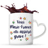 Mug personnalisé, idée cadeau pour maman, femme collègue saint valentin Noël, anniversaire, fête des mères Secret Santa