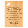 Planche bambou gravée personnalisée homme idée cadeau Fête des Pères apéro 30×20 prénom cuisine plateau fromage anniversaire noel papa papi 