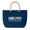 Sac de plage Bleu anse corde Cuvée 1994