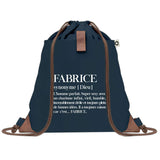sac a dos homme bleu coton recycle avec pochette idee cadeau utile pour collegue papa ou ami cadeau homme noel anniversaire secret santa ou depart a la retraite sac durable pratique et robuste design sobre et elegant