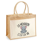 Sac Fête des Mères Mamie MAman Soeur Femme Famille Idée Cadeau anniversaire Noël Travail Boulot Métier Départ Retraite Collègue Femme cabas shopping plage
