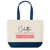 Sac de shopping bleu Colette en Vacances