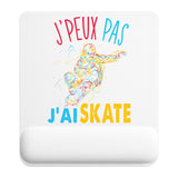 Tapis de souris ergonomique avec repose-poignet, accessoire bureau pour femme et homme, fête des pères, cadeau pas cher, idée cadeau fête des mères, secret santa, départ à la retraite, télétravail et gaming