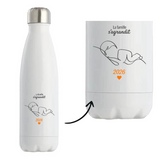 Bouteille isotherme Famille s'agrandit - Futur Papa Future Maman