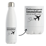 Bouteille isotherme Futur Papa - Embarquement immédiat