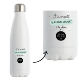 Bouteille isotherme Futur Papa - Quelque chose à te dire