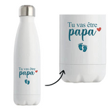 Bouteille isotherme Futur Papa -  tu vas être papa 1