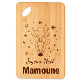 Planche à découper Joyeux noël Mamoune cerf