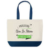Sac de shopping bleu Meilleure Clerc de Notaire de tous les temps